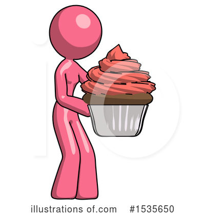 Royalty-Free (RF) Pink Design Mascot Clipart Illustration by Leo Blanchette - Stock Sample #1535650