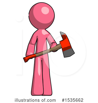 Royalty-Free (RF) Pink Design Mascot Clipart Illustration by Leo Blanchette - Stock Sample #1535662
