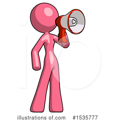 Royalty-Free (RF) Pink Design Mascot Clipart Illustration by Leo Blanchette - Stock Sample #1535777