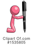 Pink Design Mascot Clipart #1535805 by Leo Blanchette