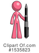 Pink Design Mascot Clipart #1535823 by Leo Blanchette