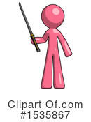 Pink Design Mascot Clipart #1535867 by Leo Blanchette