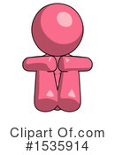 Pink Design Mascot Clipart #1535914 by Leo Blanchette
