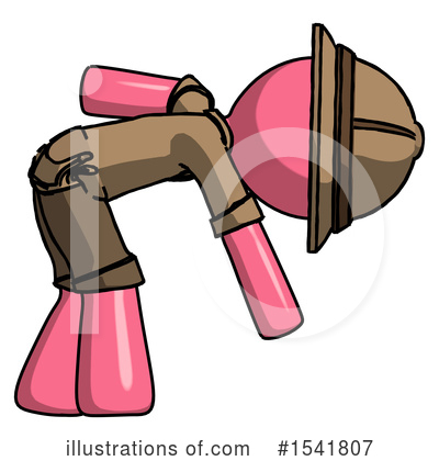 Royalty-Free (RF) Pink Design Mascot Clipart Illustration by Leo Blanchette - Stock Sample #1541807