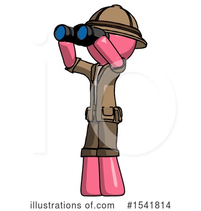 Royalty-Free (RF) Pink Design Mascot Clipart Illustration by Leo Blanchette - Stock Sample #1541814