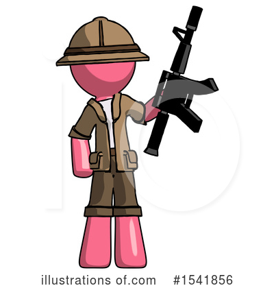 Royalty-Free (RF) Pink Design Mascot Clipart Illustration by Leo Blanchette - Stock Sample #1541856