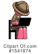 Pink Design Mascot Clipart #1541874 by Leo Blanchette