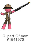 Pink Design Mascot Clipart #1541970 by Leo Blanchette