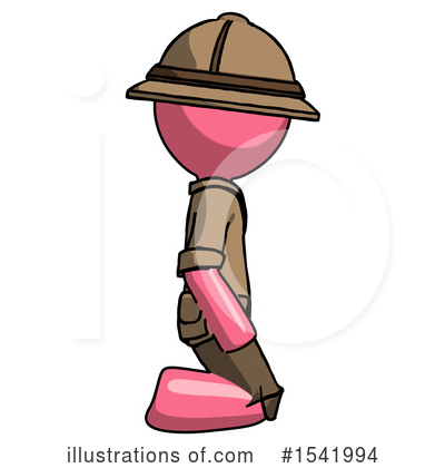 Royalty-Free (RF) Pink Design Mascot Clipart Illustration by Leo Blanchette - Stock Sample #1541994