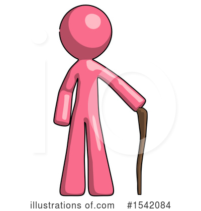 Royalty-Free (RF) Pink Design Mascot Clipart Illustration by Leo Blanchette - Stock Sample #1542084