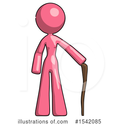 Royalty-Free (RF) Pink Design Mascot Clipart Illustration by Leo Blanchette - Stock Sample #1542085