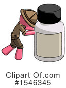 Pink Design Mascot Clipart #1546345 by Leo Blanchette