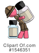 Pink Design Mascot Clipart #1546351 by Leo Blanchette