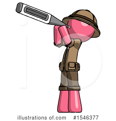 Royalty-Free (RF) Pink Design Mascot Clipart Illustration by Leo Blanchette - Stock Sample #1546377