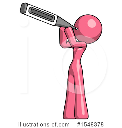 Royalty-Free (RF) Pink Design Mascot Clipart Illustration by Leo Blanchette - Stock Sample #1546378