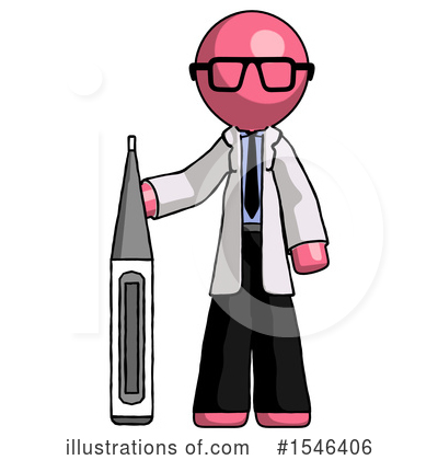 Royalty-Free (RF) Pink Design Mascot Clipart Illustration by Leo Blanchette - Stock Sample #1546406