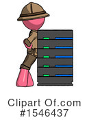Pink Design Mascot Clipart #1546437 by Leo Blanchette