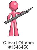 Pink Design Mascot Clipart #1546450 by Leo Blanchette