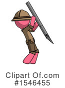 Pink Design Mascot Clipart #1546455 by Leo Blanchette