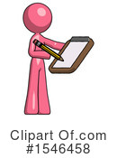 Pink Design Mascot Clipart #1546458 by Leo Blanchette