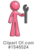 Pink Design Mascot Clipart #1546524 by Leo Blanchette