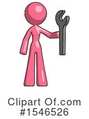 Pink Design Mascot Clipart #1546526 by Leo Blanchette