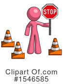 Pink Design Mascot Clipart #1546585 by Leo Blanchette