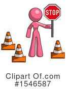 Pink Design Mascot Clipart #1546587 by Leo Blanchette