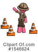 Pink Design Mascot Clipart #1546624 by Leo Blanchette