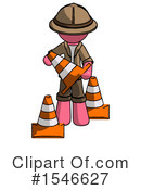 Pink Design Mascot Clipart #1546627 by Leo Blanchette
