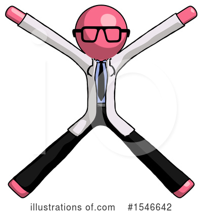 Royalty-Free (RF) Pink Design Mascot Clipart Illustration by Leo Blanchette - Stock Sample #1546642