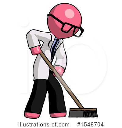 Royalty-Free (RF) Pink Design Mascot Clipart Illustration by Leo Blanchette - Stock Sample #1546704