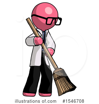 Royalty-Free (RF) Pink Design Mascot Clipart Illustration by Leo Blanchette - Stock Sample #1546708