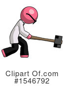 Pink Design Mascot Clipart #1546792 by Leo Blanchette