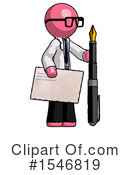 Pink Design Mascot Clipart #1546819 by Leo Blanchette
