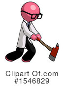 Pink Design Mascot Clipart #1546829 by Leo Blanchette