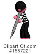 Pink Design Mascot Clipart #1557221 by Leo Blanchette