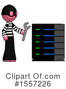 Pink Design Mascot Clipart #1557226 by Leo Blanchette
