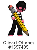Pink Design Mascot Clipart #1557405 by Leo Blanchette