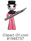 Pink Design Mascot Clipart #1565737 by Leo Blanchette