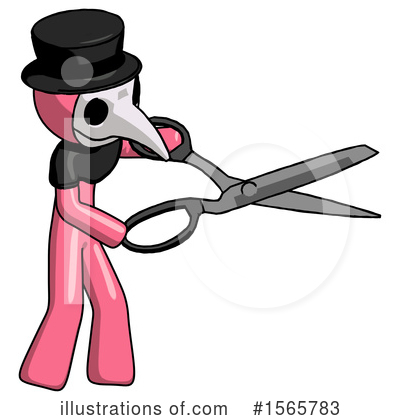 Royalty-Free (RF) Pink Design Mascot Clipart Illustration by Leo Blanchette - Stock Sample #1565783