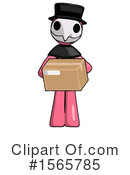 Pink Design Mascot Clipart #1565785 by Leo Blanchette