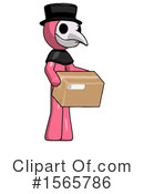 Pink Design Mascot Clipart #1565786 by Leo Blanchette