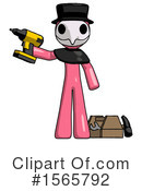 Pink Design Mascot Clipart #1565792 by Leo Blanchette