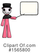 Pink Design Mascot Clipart #1565800 by Leo Blanchette