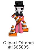 Pink Design Mascot Clipart #1565805 by Leo Blanchette