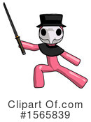 Pink Design Mascot Clipart #1565839 by Leo Blanchette