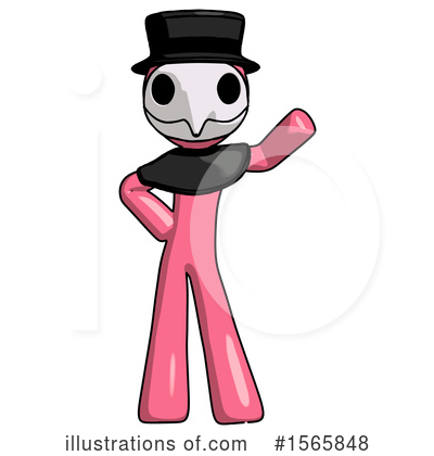 Royalty-Free (RF) Pink Design Mascot Clipart Illustration by Leo Blanchette - Stock Sample #1565848