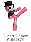Pink Design Mascot Clipart #1565874 by Leo Blanchette