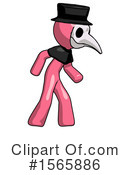 Pink Design Mascot Clipart #1565886 by Leo Blanchette